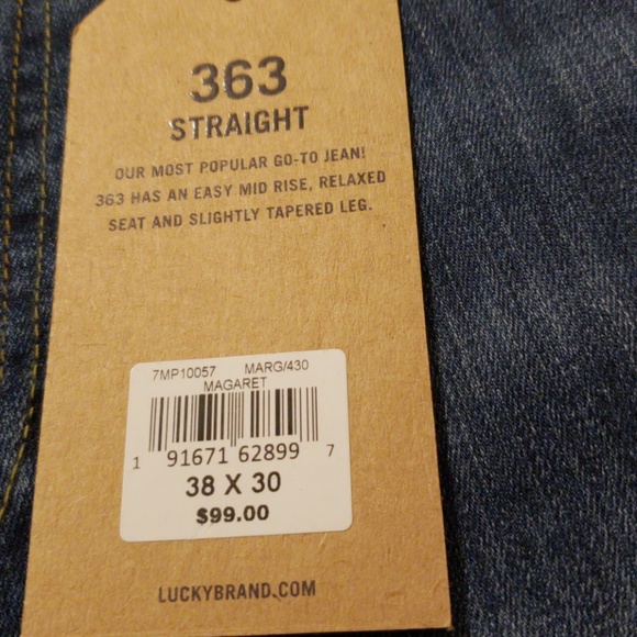 🎁SOLD💟 NWT LUCKY BRAND EST 1990 MEN'S - Picture 2 of 8